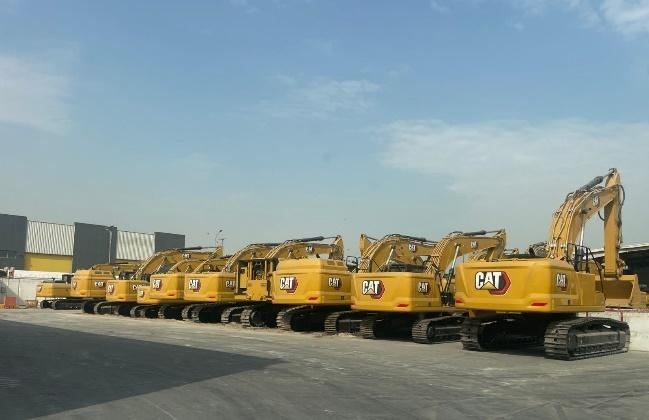 Asphalt paving at Al-Shuaibah Solar PV